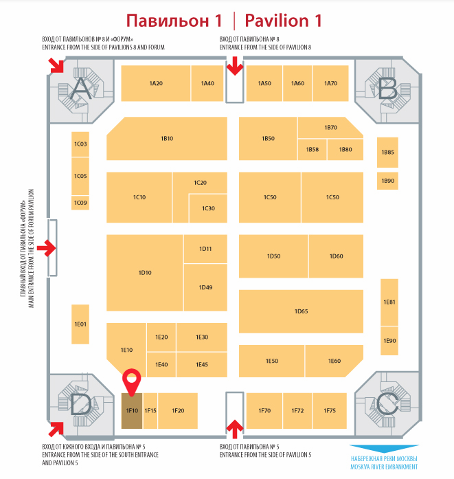 Карта павильона